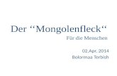 Bolormaa Terbish_Der ''Mongolenfleck''_02.Apr.2014