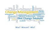 Change Management Einblicke - Blue Change Solutions
