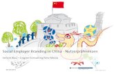 Social Employer Branding in China - Nutzerpräferenzen