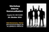 Workshop Interne Kommunikation