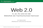 Web 2.0 an der Bibliothek der Fachhochschule Hannover