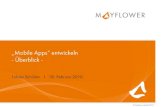 Mayflower Mobile Apps Entwickeln