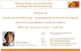 service@ducation2011_11 Webinar 06 Service-Spezifizierung 2011-09-14 V02.00.00