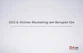 SEO & Online Marketing am Beispiel t3n