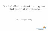 Social-Media-Monitoring für Kulturinstitutionen