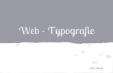 Web - Typografie