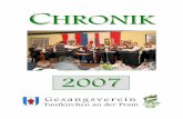Gesangsverein Taufkirchen Chronik 2007