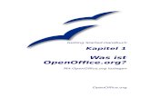 OpenOffice - Handbuch - Kapitel 1