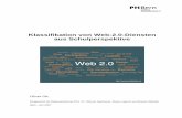Klassifikation von Web-2.0-Diensten  aus Schulperspektive