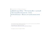 Personalauswahl - Aktuelle Trends Und Tendenzen Im Online Recruitment