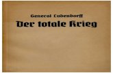 Ludendorff Erich - Der Totale Krieg (1935, 130 S., Scan, Fraktur)