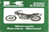 Kawasaki KZ 250 - 305 '79 a '82 - Service Manual