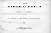 Reinhard Brauns Das Mineralreich - Band 1