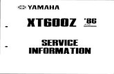 Yamaha XT600 Z (Typ 1VJ, 1VK)[Modell 1986] Werkstatthandbuch - Erweiterung Deutsch