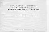 Reparatursanleitung MZ ETZ 125 - 150 - 251 (German)