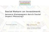 Thorsten Jahnke - Social return on investment