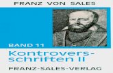 Kontroversschriften II - Franz von Sales