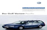 Der Golf IV Variant Pacific Prospekt (German)