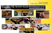 Sport Club Pforzheim e.V. - Heberheftle - Saison 2011/ 2012