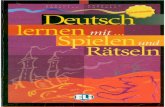 Deutsch lernen mit Spielen und Rästeln