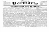 Neuer Vorwaerts - Sozialdemokratisches Wochenblatt 1933-06-18 - Nr. 01 (4 S., Scan)