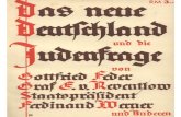 Feder, Gottfried Und Andere - Das Neue Deutschland Und Die Judenfrage (1933, 225 S., Scan, Fraktur)