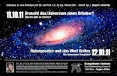 Vorträge mit Prof. Werner Gitt: Braucht das Universum einen Urheber? Naturgesetze und das Wort Gottes - 11. u. 12.10.2011, Wien