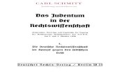 Carl Schmitt - Das Judentum in der Rechtswissenschaft - 1. Die Deutsche Rechtswissenschaft im Kampf gegen den juedischen Geist