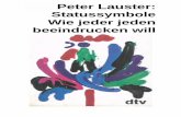 55239262 Peter Lauster Psychologie Statussymbole Wie Jeder Jeden Beeindrucken Will Peterlaust