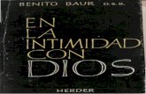 Baur, Benito - En La Intimidad Con Dios