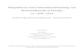 Perspektiven einer Internationalisierung von Wirtschaftsrecht in Europa, ca. 1850-1914 - Handelsverträge und Immaterialgüterrecht, System und Struktur