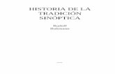 Rudolf Bultmann - Historia de La Tradicion Sinoptica