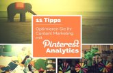 11 Tipps: So wird Ihr Content Marketing mit Pinterest Analytics „very pinteresting“