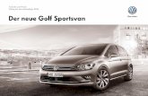 VW Golf Sportsvan variant brochure