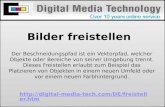 Bilder freistellen - Digital media-technology