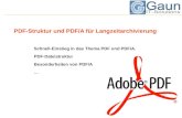 PDF und PDF/A f¼r Langzeitarchivierung