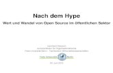 Nach dem Hype: Wert und Wandel von Open Source im öffentlichen Sektor