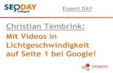 VIDEO SEO und VIDEO MARKETING - SEO DAY Präsentation 2013