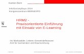 SeGF 2014 | Harmonisiertes Rechnungslegungsmodell 2 (HRM 2) - Praxisorientierte Einführung mit Einsatz von E-Learning