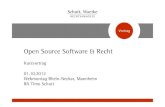 Open Source Software und Recht
