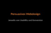 Persuasives Webdesign