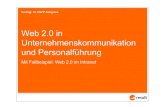 Web 2.0 in Unternehmenskommunikation und Personalfuehrung