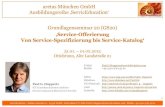 Seminar Service-Offerierung - Von Service-Spezifizierung bis Service-Katalogisierung 2013-01-31-02-01 V01.01.00