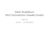 Mein Praktikum bei TSH Technischer Handel GmbH
