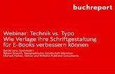buchreport Webinar E-Book Typografie (Auszug)
