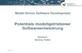 MDSD Potentiale modellgetriebener Softwareentwicklung