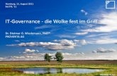 SecTXL '11 | Hamburg - Dr. Dietmar Wiedemann: "IT-Governance - die Wolke fest im Griff "