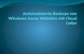 Automatisierte Backups von Windows Azure Websites mit Cloud Cellar