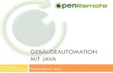 Gebäudeautomation mit Java und OpenRemote