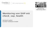 Monitoring von SAP mit check_sap_health